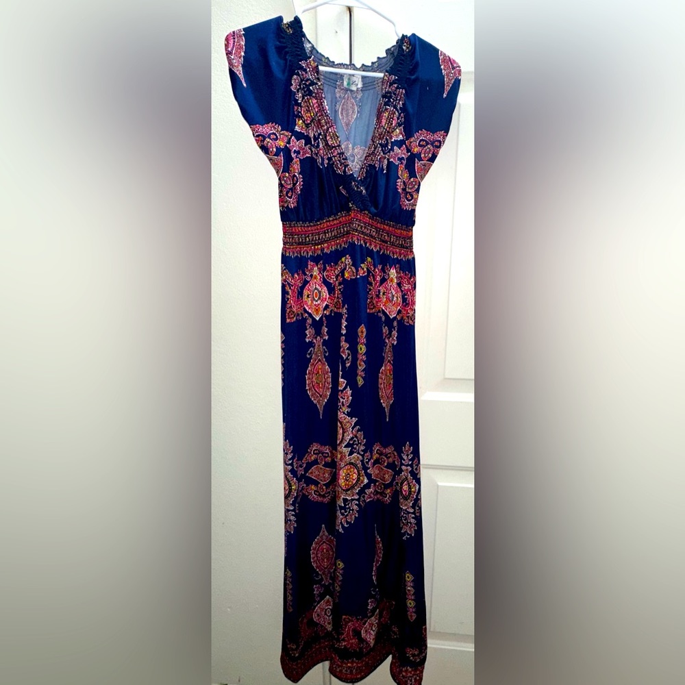 Midi/Maxi dress, multicolored, medium